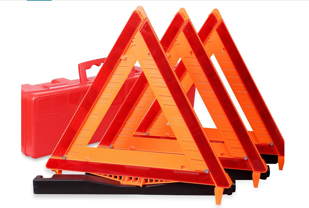 FMVSS 125 Bidirectional High-Visibility Emergency Warning Triangles